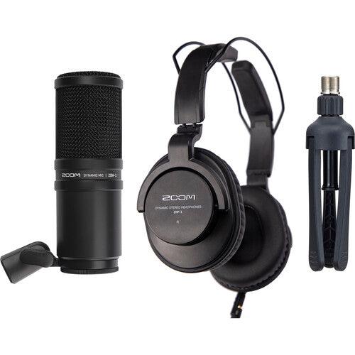 Kit de Podcast c/ interface Zoom PodTrak P8,mic Zoom ZDM-1 e Fone de ouvido Zoom ZHP-1 Over-Ear - RKV IMPORTS