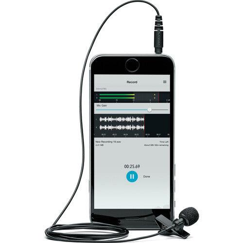 Shure MOTIV MVL Microfone De Lapela Omnidirectional p/ Smartphones - RKV IMPORTS