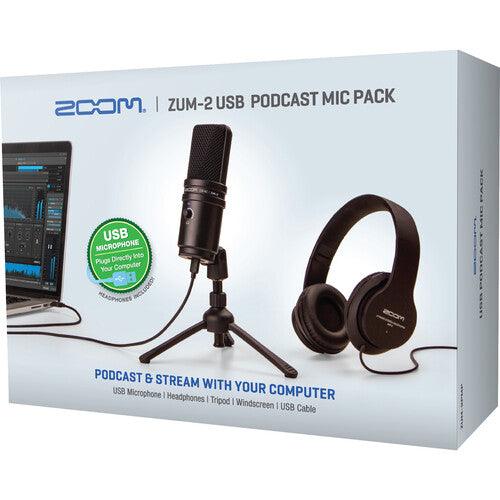 Kit de Podcast c/ mic Zoom ZUM-2, Fones de ouvido, Suporte e mais - RKV IMPORTS