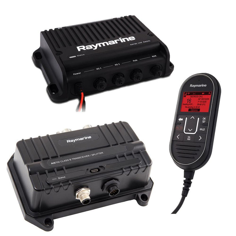 Raymarine Ray90 Rádio VHF Pacote AIS700 [T70424] - RKV IMPORTS BR